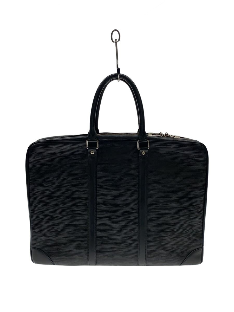 LOUIS VUITTON / ポルト・ドキュマン・ヴォワヤージュ_エピ/レザー/BLK