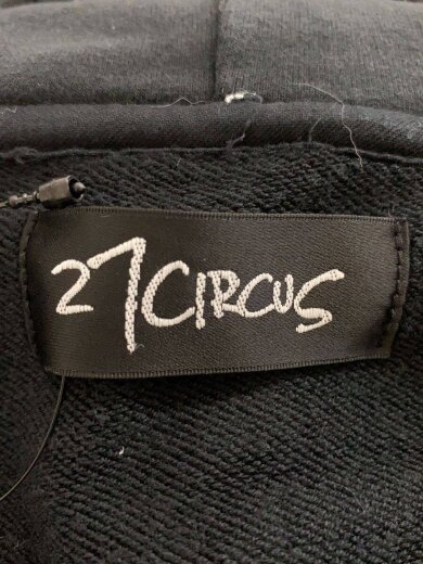 商品画像：27circus/ジップパーカー/XL/コットン/BLK/ANX-058 3