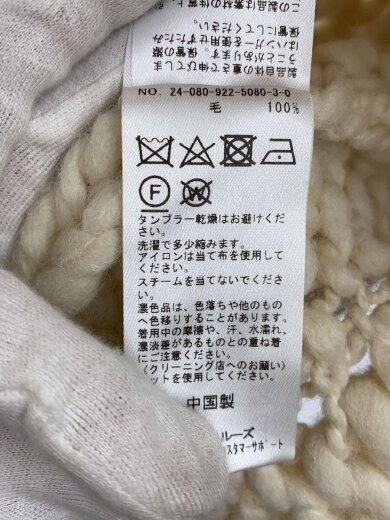 商品画像：カーディガン(厚手)/--/ウール/IVO/24-080-922-5080-3-0/ジャンボスラブ 4