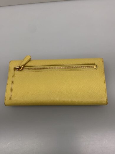 画像：PRADA財布/牛革/YLW/レディース2