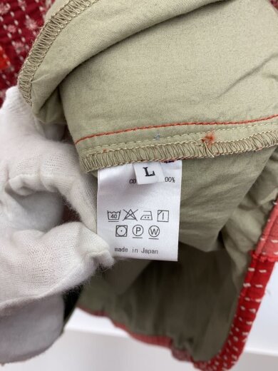 商品画像：FUNSET OF ART/ファンセットオブアート/半袖シャツ/L/コットン/RED/FASH-182 4