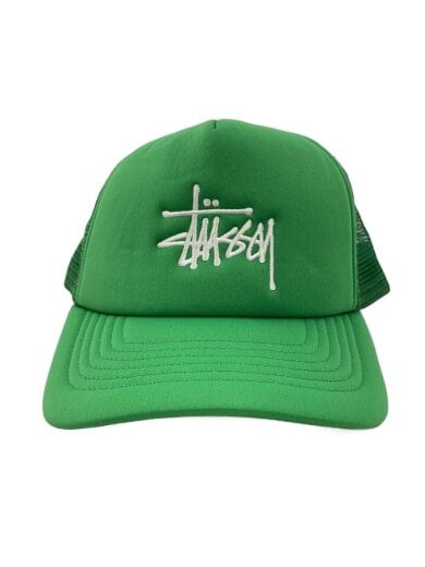 商品画像：TRUCKER BIG BASIC SNAPB/メッシュキャッフ/ポリエステル/GRN/メンズ/1311088 1