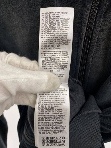 商品画像：ジップパーカー/XS/コットン/BLK/obnei 5