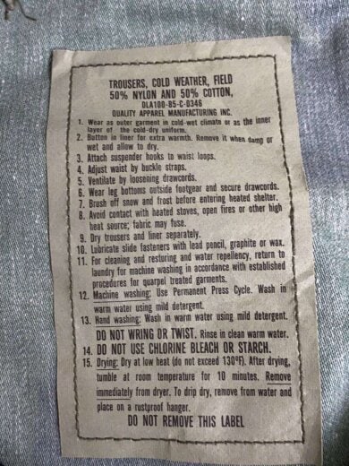 商品画像：カーゴパンツ/--/コットン/KHK/カモフラ/8415-01-099-7857 4