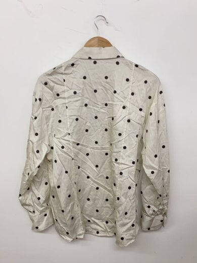 商品画像：Chain Tie Shiet/ネクタイ欠品/長袖シャツ/M/コットン/WHT/ドット/21252316008 2