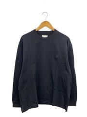 長袖Tシャツ/46/コットン/BLK