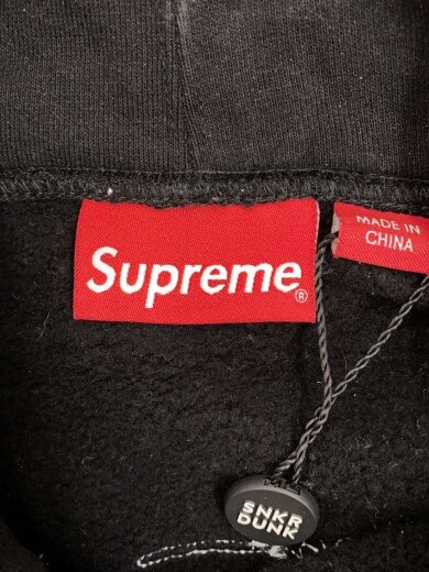 商品画像：パーカー/M/コットン/BLK/22ss Script Stripe Hooded Sweatshirt 3