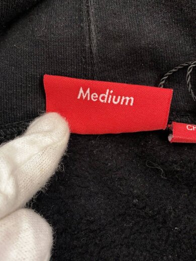 商品画像：パーカー/M/コットン/BLK/22ss Script Stripe Hooded Sweatshirt 4