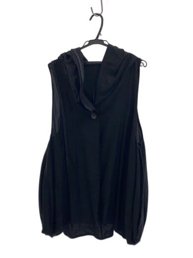 商品画像：ベスト/38/キュプラ/BLK/03225058 1