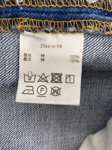 商品画像：ボトム/2/デニム/IDG/無地/23ss-p-04/Hand Paint Denim Pants 6