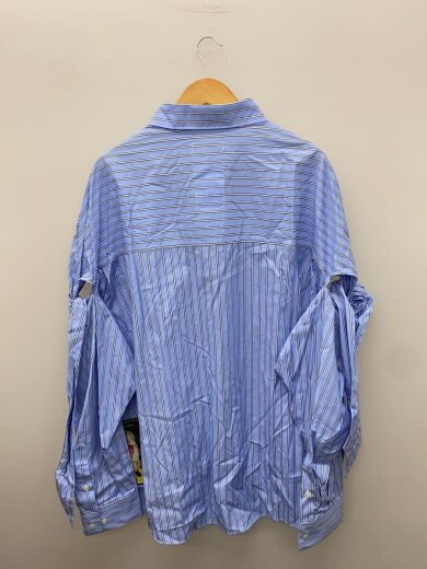 商品画像：長袖シャツ/4/コットン/IDG/ストライプ/TP-TO-2203 2