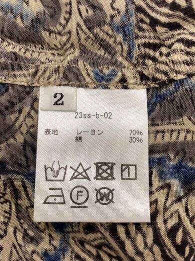 商品画像：半袖シャツ/2/レーヨン/マルチカラー/総柄/23ss-b-02 4