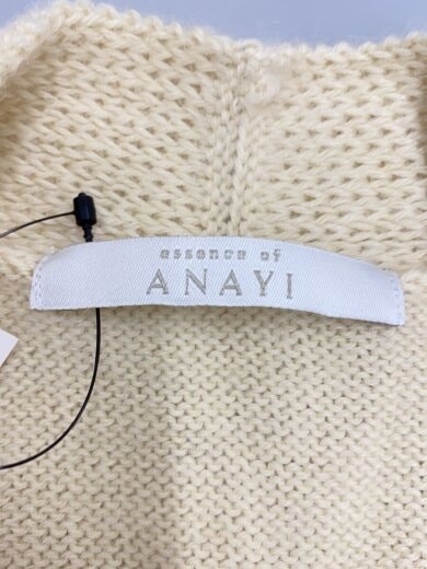 商品画像：カーディガン(厚手)/38/ウール/CRM/無地/112122-16-060-02-380 3