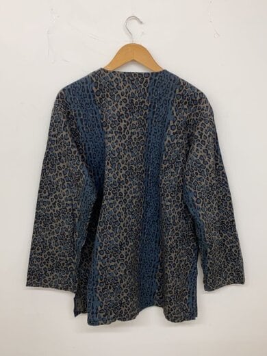 商品画像：V Neck Army Shirt/長袖シャツ/S/コットン/マルチカラー/レオパード/LQ736 2