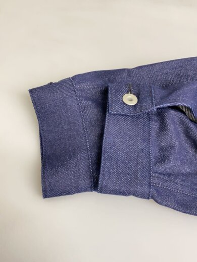 商品画像：デニムノーカラージャケットジャケット/FREE/コットン/IDG/無地/25-011-200-2020-1-0 6