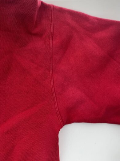 商品画像：90-00s/made in  usa/センターロゴ/色褪せ、ダメージアリパーカー/M/コットン/RED 6