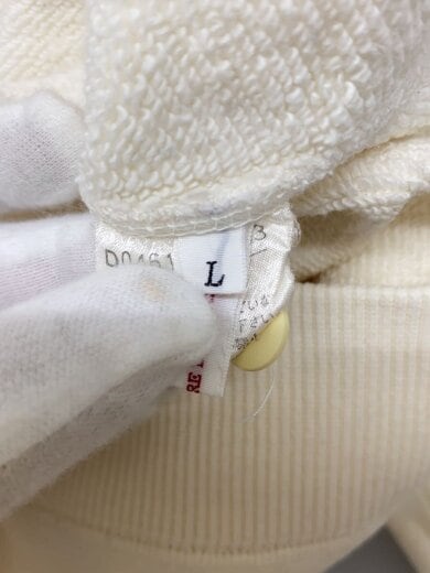 商品画像：スウェット/L/コットン/WHT/無地/d0461utr03// 4