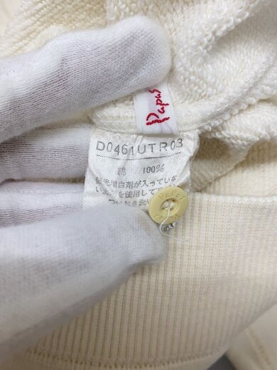 商品画像：スウェット/L/コットン/WHT/無地/d0461utr03// 5