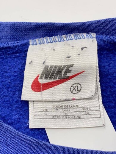 商品画像：90-00s/made in usa/XL(18-20)/色褪せ有/スウェット/--/コットン/BLU/無地// 3