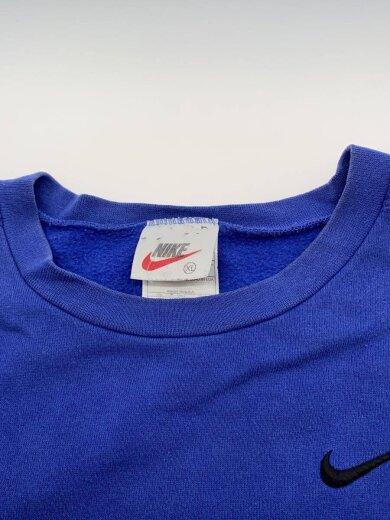商品画像：90-00s/made in usa/XL(18-20)/色褪せ有/スウェット/--/コットン/BLU/無地// 6