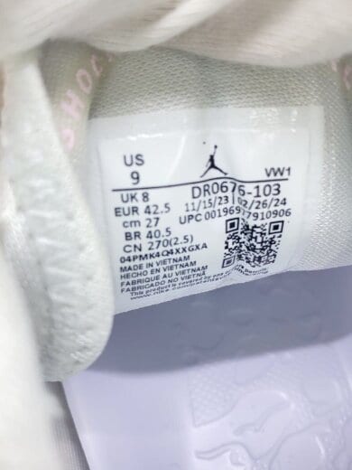 商品画像：JORDAN ZION 3_ジョーダン ザイオン 3/27cm/WHT// 5