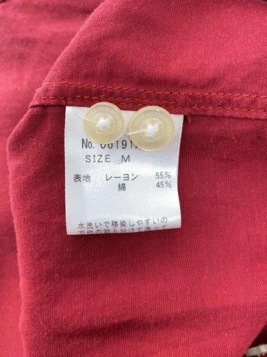 商品画像：半袖シャツ/L/レーヨン/RED/06191ah04 4
