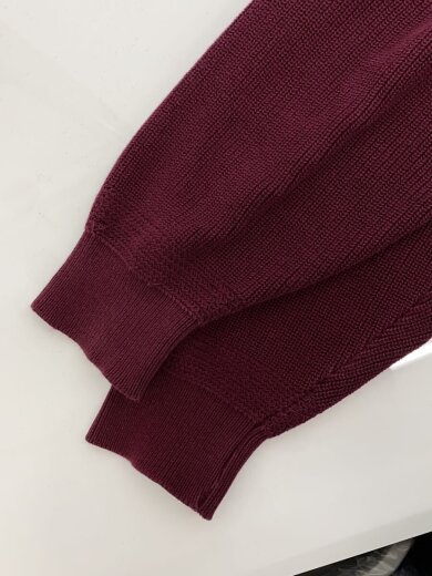 商品画像：ニット・セーター(薄手)/L/コットン/BRD/USA製/ヘンリーネック 6