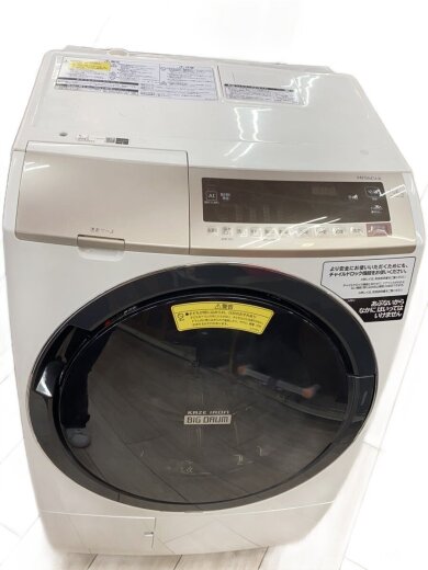 商品画像：洗濯機 ヒートリサイクル 風アイロン ビッグドラム BD-SV110ER 1