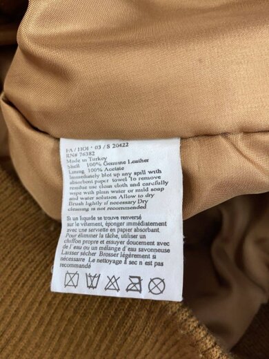 商品画像：レザージャケット・ブルゾン/M 4