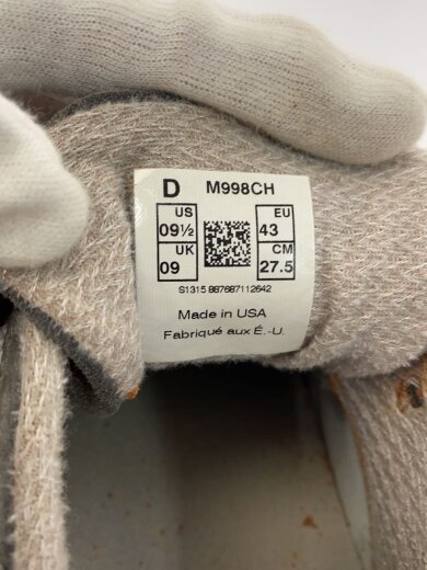 商品画像：ニューバランス/M998/27.5cm/GRY 5