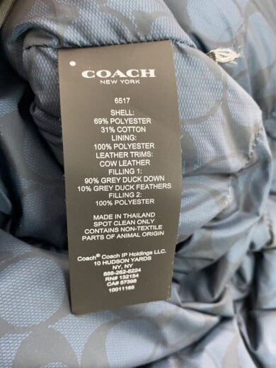 商品画像：ダウンジャケット/M/ポリエステル/BLK/無地/6517 5