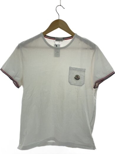 商品画像：Tシャツ/M/コットン/WHT/無地 1