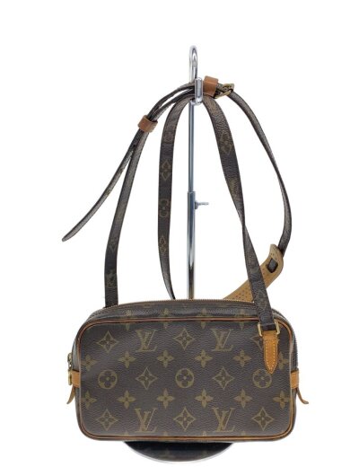 商品画像：ポシェット・マルリー・バンドリエール_モノグラム・キャンバス/PVC/BRW 1