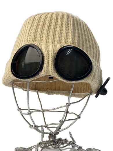 商品画像：ニットキャップ/--/ウール/WHT/無地/メンズ/CPU0213// 1