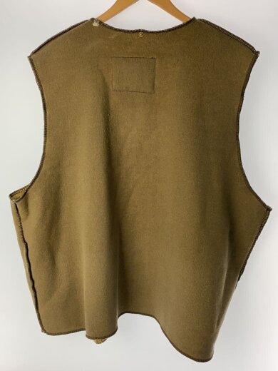 商品画像：ベスト/--/アクリル/BRW/無地 2