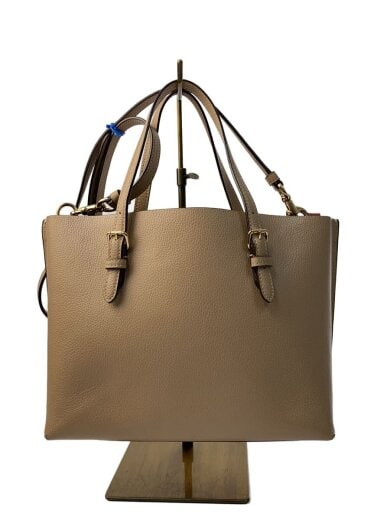 商品画像：モリー・トート_ベージュ/レザー/BEG/無地 3