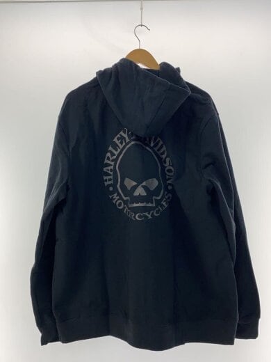 商品画像：ジップパーカー/XL/コットン/BLK/99124-22VM 2