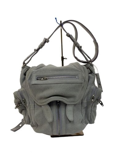 商品画像：ショルダーバッグ/レザー/GRY/無地 1