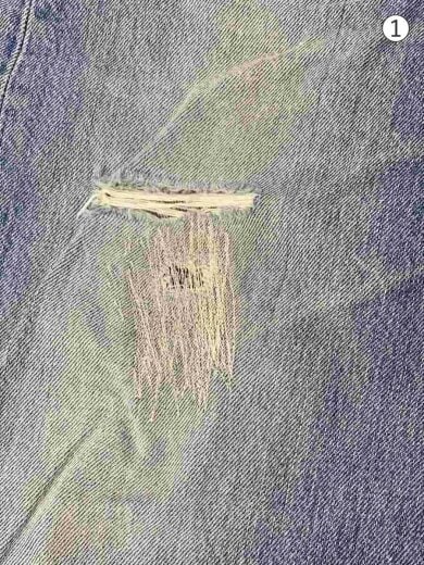 商品画像：ボトム/38/デニム/IDG/00501-0000/USA製/90s/ボタン裏524 6