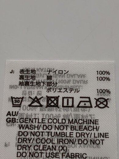 商品画像：ナイロンジャケット/L/ナイロン/BLK/無地/IT2491 5