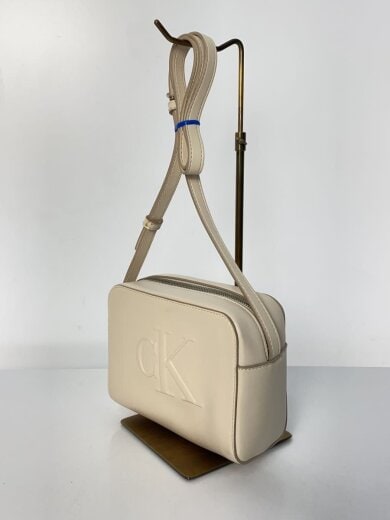 商品画像：ショルダーバッグ/フェイクレザー/WHT/無地 2