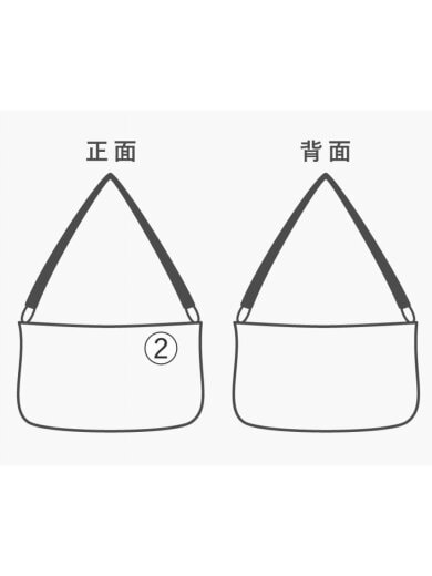 商品画像：ショルダーバッグ/フェイクレザー/WHT/無地 9