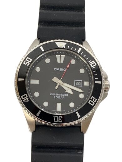 商品画像：クォーツ腕時計_その他/アナログ/ラバー/BLK/BLK/SS 1