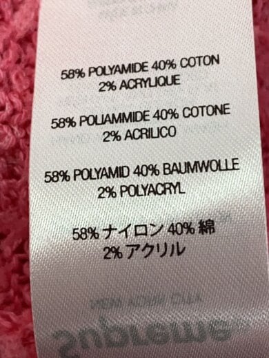 商品画像：ニット・セーター(薄手)/M/ポリエステル/PNK 5