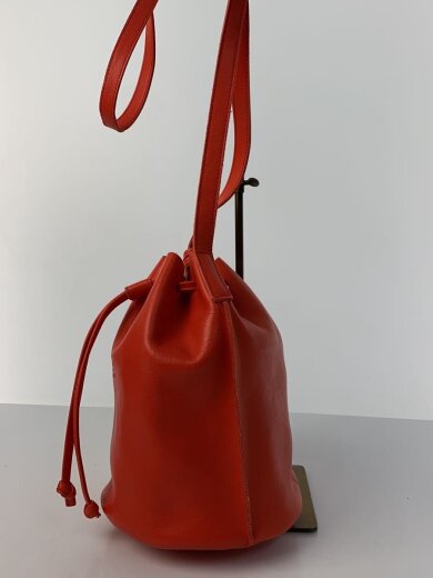 商品画像：ショルダーバッグ/レザー/RED/巾着 2
