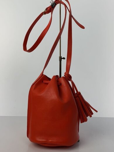 商品画像：ショルダーバッグ/レザー/RED/巾着 3