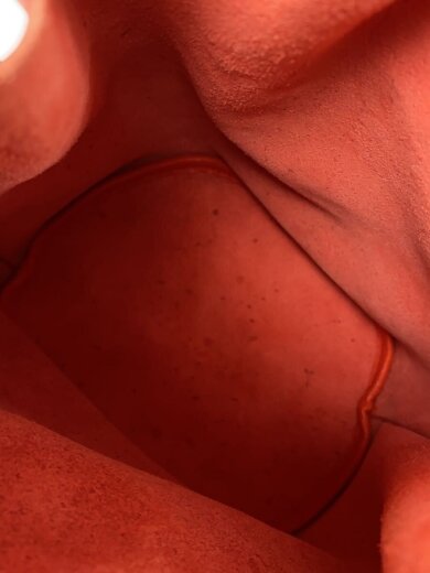 商品画像：ショルダーバッグ/レザー/RED/巾着 6