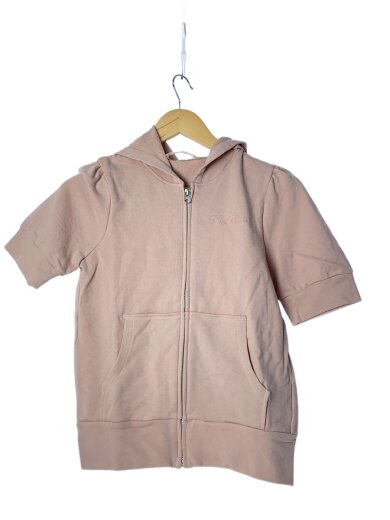 商品画像：ジップパーカー/M/コットン/PNK/無地/P016KUAL77B 1