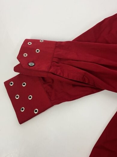 商品画像：長袖シャツ/46/コットン/RED/無地/M4252AL// 8