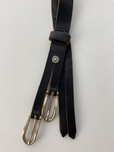 商品画像：ベルト/レザー/BLK/メンズ/TWIN TONGUE BELT// 2